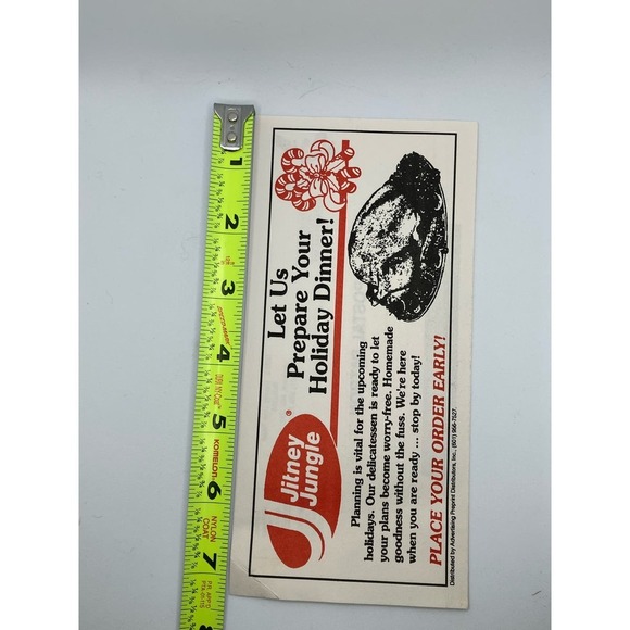 Vintage Jitney Jungle Mailer Flyer Ad 1980s Mississippi Grocery Store Holiday - Picture 4 of 5